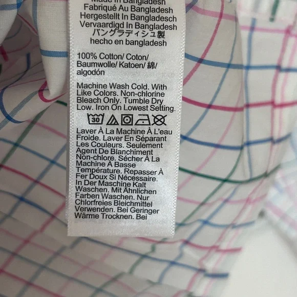 J. Crew Multicolor Plaid Pajama Set New with Tags - Picture 7 of 10